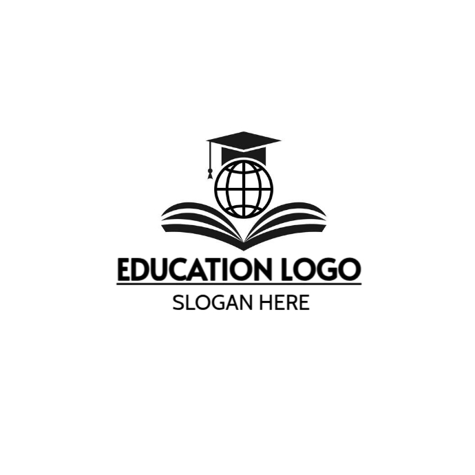 Modern & Minimal Education Logo Logo Template | PosterMyWall