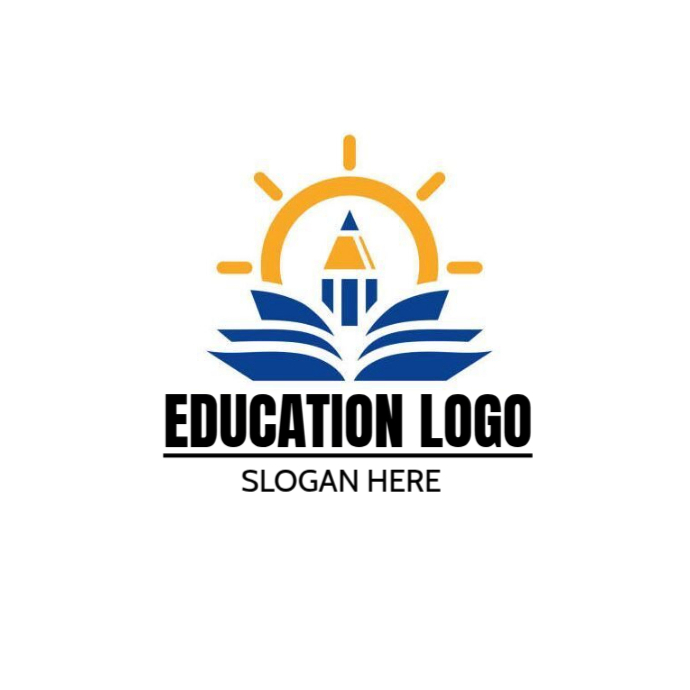 Modern & Minimal Education Logo Logo Template | PosterMyWall