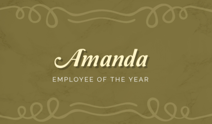 Employee Of The Year Award Tags Template | PosterMyWall