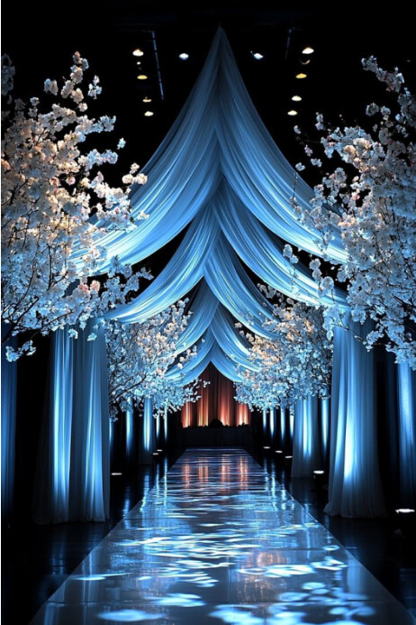 Modern & Minimal Events Backdrop  Poster template