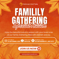 Rood Family Gathering Message Instagram Template