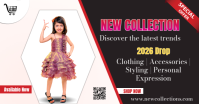 Modern & Minimal Fashion Collection Launch Facebook Ad template