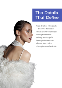 Modern & Minimal Fashion Magazine A4 template - Page 4