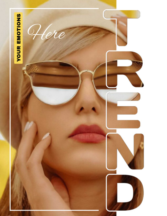Modern & Minimal Fashion Styling Design Flyer (us Letter) template