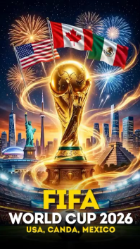 Modern & Minimal FIFA World Cup 2026 Instagram Story Video Instagram-Story template
