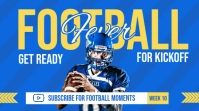 Modern & Minimal Football Youtube Thumbnail template