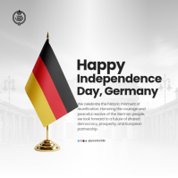 Modern & Minimal Germany Independence Day Instagram Post template