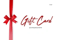 Modern & Minimal Gift Card Postcard template