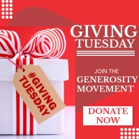 Modern & Minimal Giving Tuesday Instagram Post template