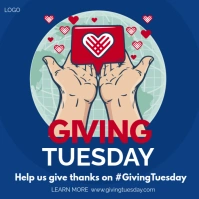 Modern & Minimal Giving Tuesday Instagram Post template