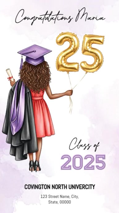 Modern & Minimal Graduation Instagram Story Indaba yaku-Instagram template