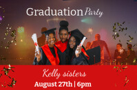 Modern & Minimal graduation Poster template