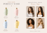 White Hair Care Product Promotion A3 Template - Page 2