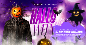 Halloween Party Facebook-advertentie Template