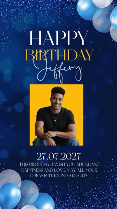 Modern & Minimal Happy Birthday To Friend In История на Instagram template