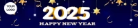 Modern & Minimal Happy New Year 2025 Template Soundcloud Banner Isikhangiso seSoundcloud