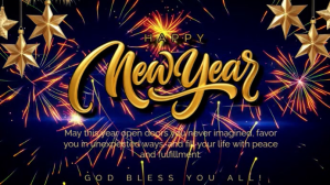 Purple New Year Desktop Wallpaper งานแสดงผลงานแบบดิจิทัล Template