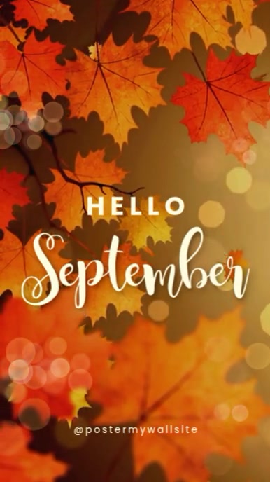 Modern & Minimal Hello September Instagram Reel template