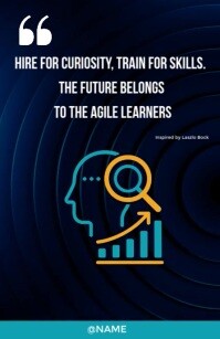 Modern & Minimal Hire For Curiosity – Visual Cue For Future-ready Talent Strategy Tabloid Tabloide template