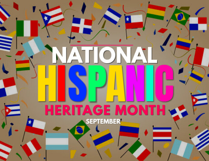 Modern & Minimal Hispanic Heritage Month Flyer (us Letter) Template ...