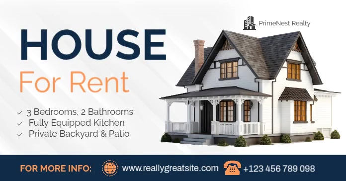 Pinterest Renting Ad House For Rent Facebook Ad Template | PosterMyWall