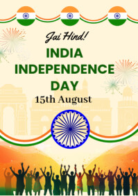 Geel Independence Day Celebration A2 Template