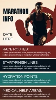 Marathon Digital Display (9:16) template