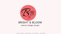 Modern & Minimal Interior Design Studio Logo template