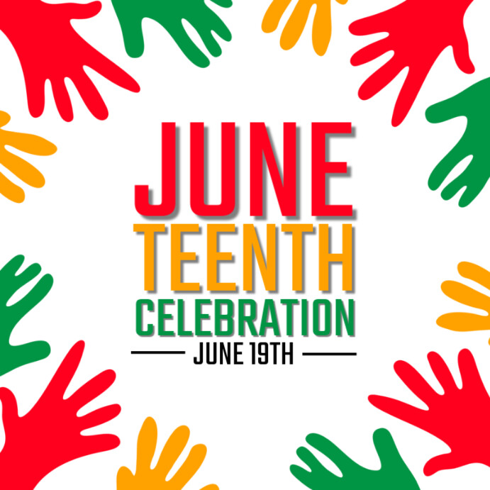 Modern & Minimal Juneteenth Celebration  Instagram Post template
