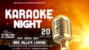 Modern & Minimal Karaoke Party Promo Video Digital Display (16:9) template