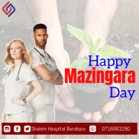 Modern & Minimal Kenyan Holiday Instagram Post template