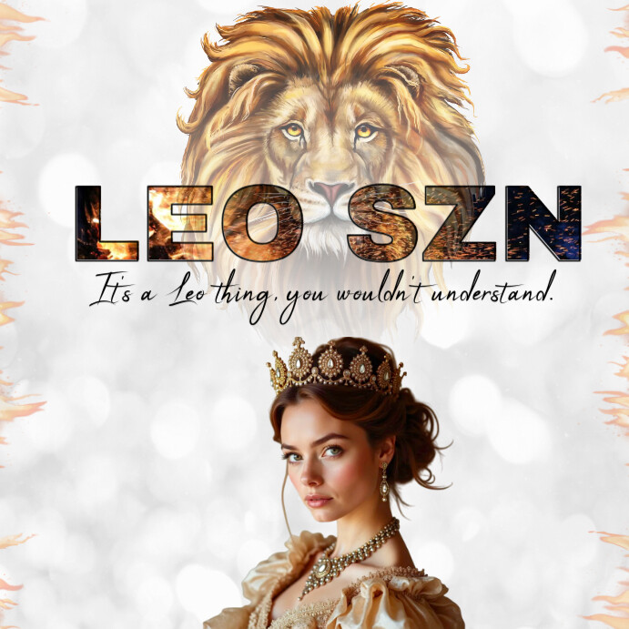 Modern & Minimal Leo Season Instagram Post template