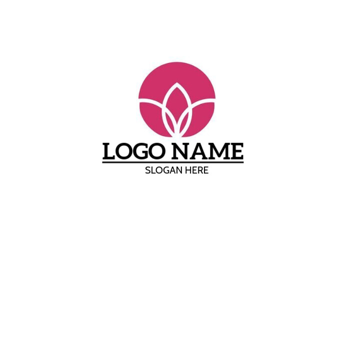 Modern & Minimal Lotus Logo Logo โลโก้ template
