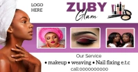 Modern & Minimal Makeup Flyer  Facebook Ad template