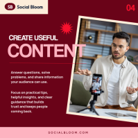 Merah Muda Marketing Strategies Square Template - Page 4