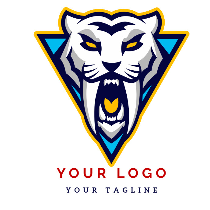 Modern & Minimal Mascot Logo  Logo template