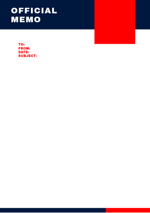 A4 Memo.pdf Copy of Modern & Minimal Memo A4 | PosterMyWall