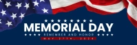 Modern & Minimal Memorial Day Tajuk Twitter template