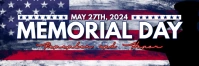 Modern & Minimal Memorial Day Tajuk Twitter template