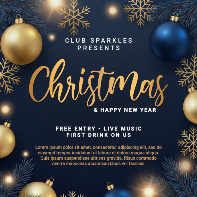 Copy of Modern & Minimal Merry Christmas & Happy New Year Instagram ...