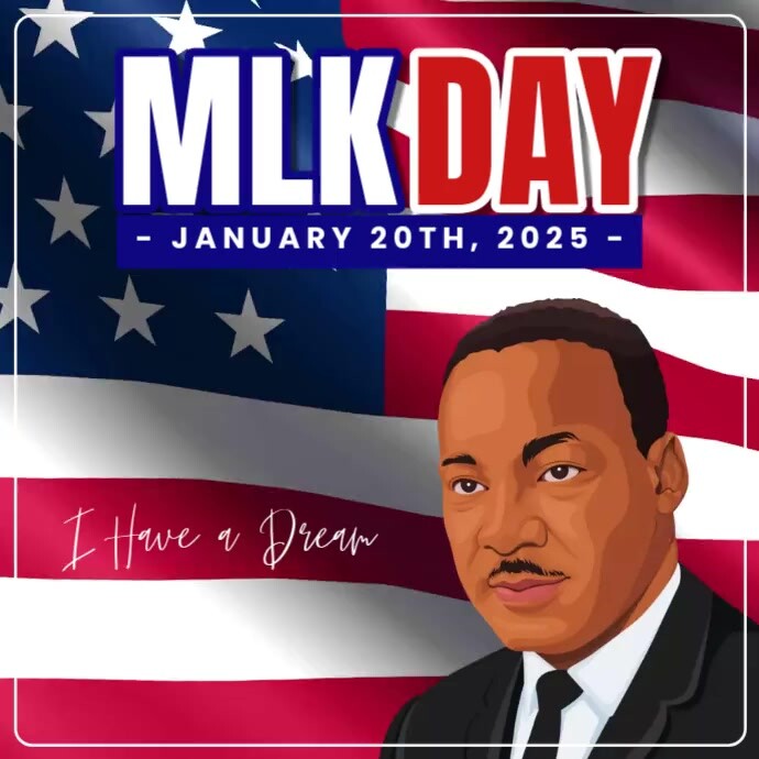 Modern & Minimal Mlk Day Pos Instagram Template | PosterMyWall
