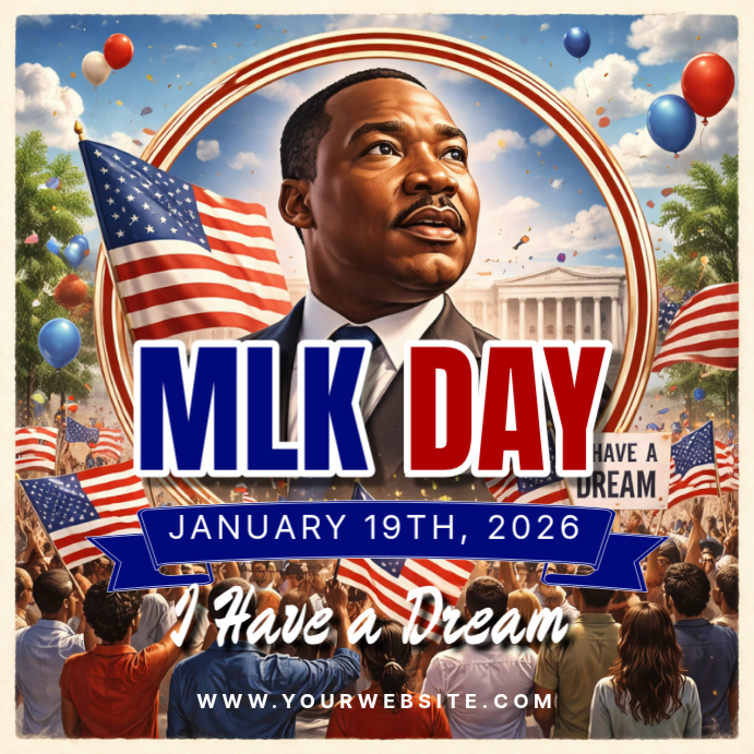 Plantilla de Modern & Minimal Mlk Day Pos Instagram | PosterMyWall