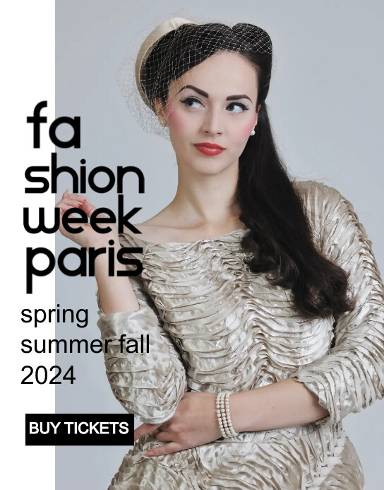 Modern & Minimal Model Posters, Model Flyers, 海报/墙板 template