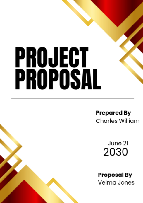 Modern & Minimal Modern Business Proposal A4 template