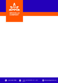 Modern & Minimal Modern Corporate Brand Letterhead A4 template