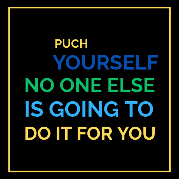 Modern & Minimal Motivational Quotes  Instagram Post template