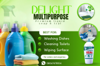 Modern & Minimal Multipurpose Liquid Soap Label template