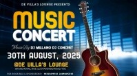 Modern & Minimal Music Concert Video Template  Digital Display (16:9)