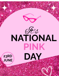 National pink day Template | PosterMyWall