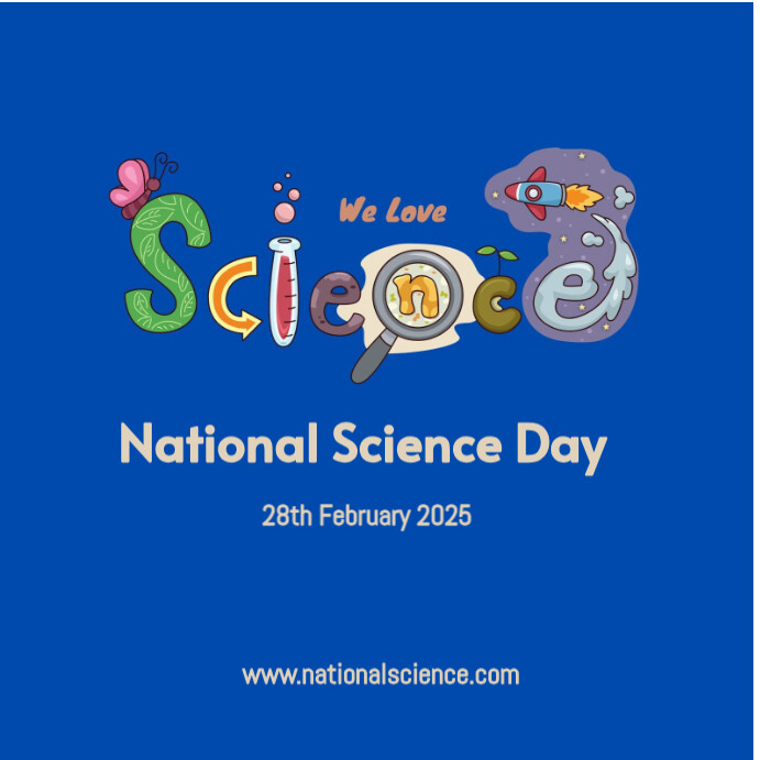 Science Fb Posts Modern & Minimal National Science Day Instagram Post Template ...